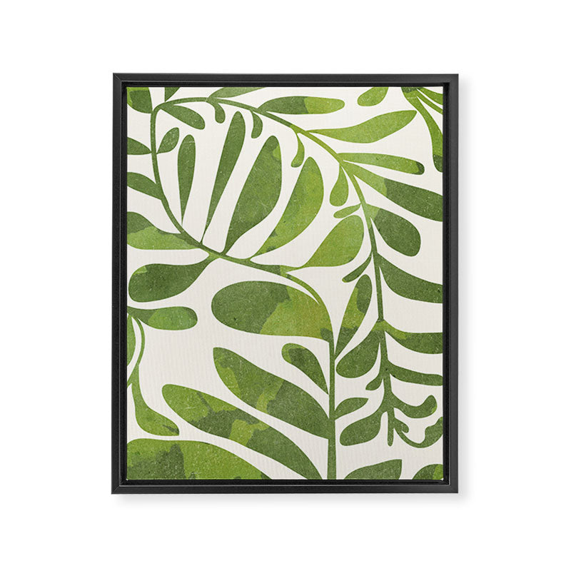 Abstract Plant 3/3 Framed Canvas Print Gallery Image 6