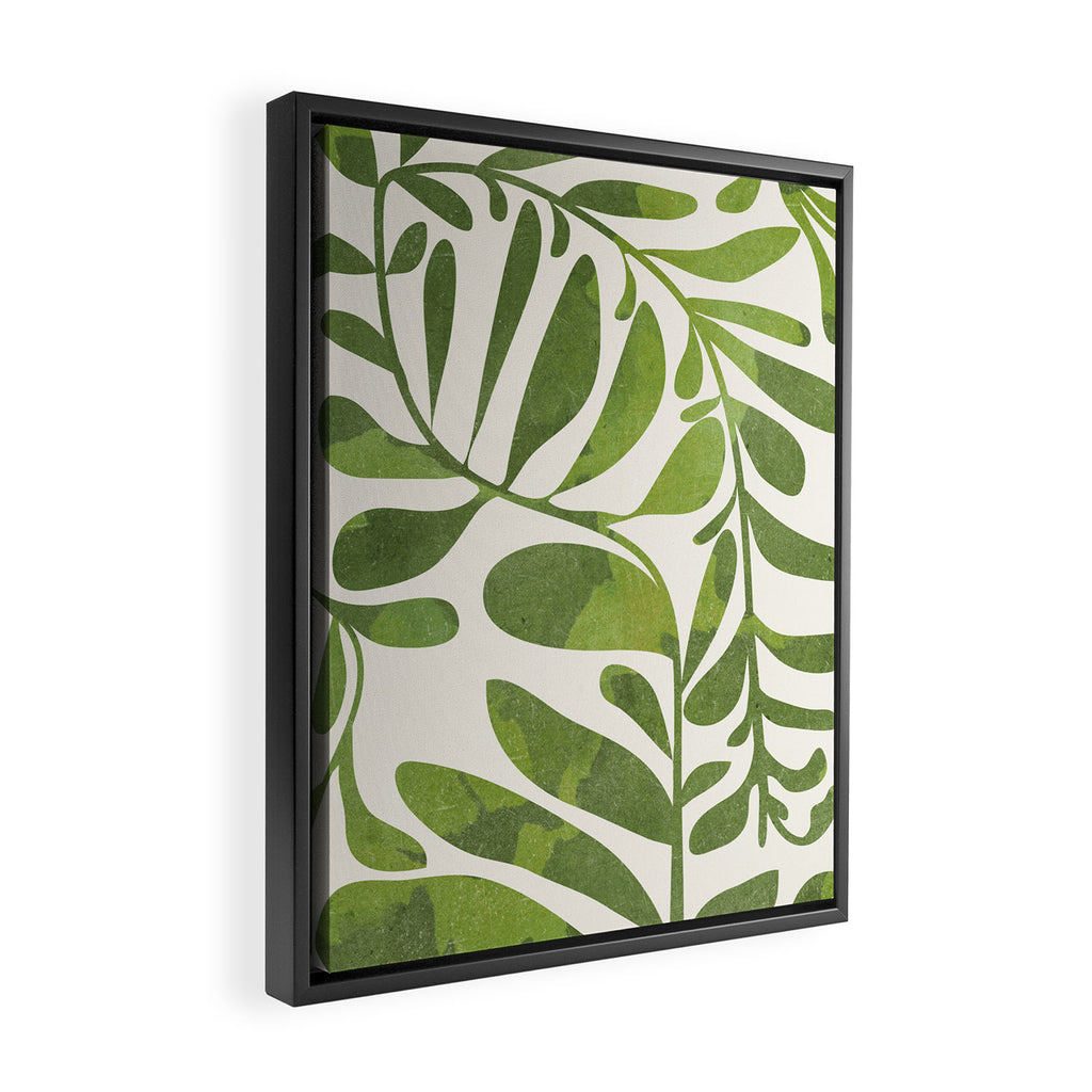 Abstract Plant 3/3 Framed Canvas Print Gallery Image 2