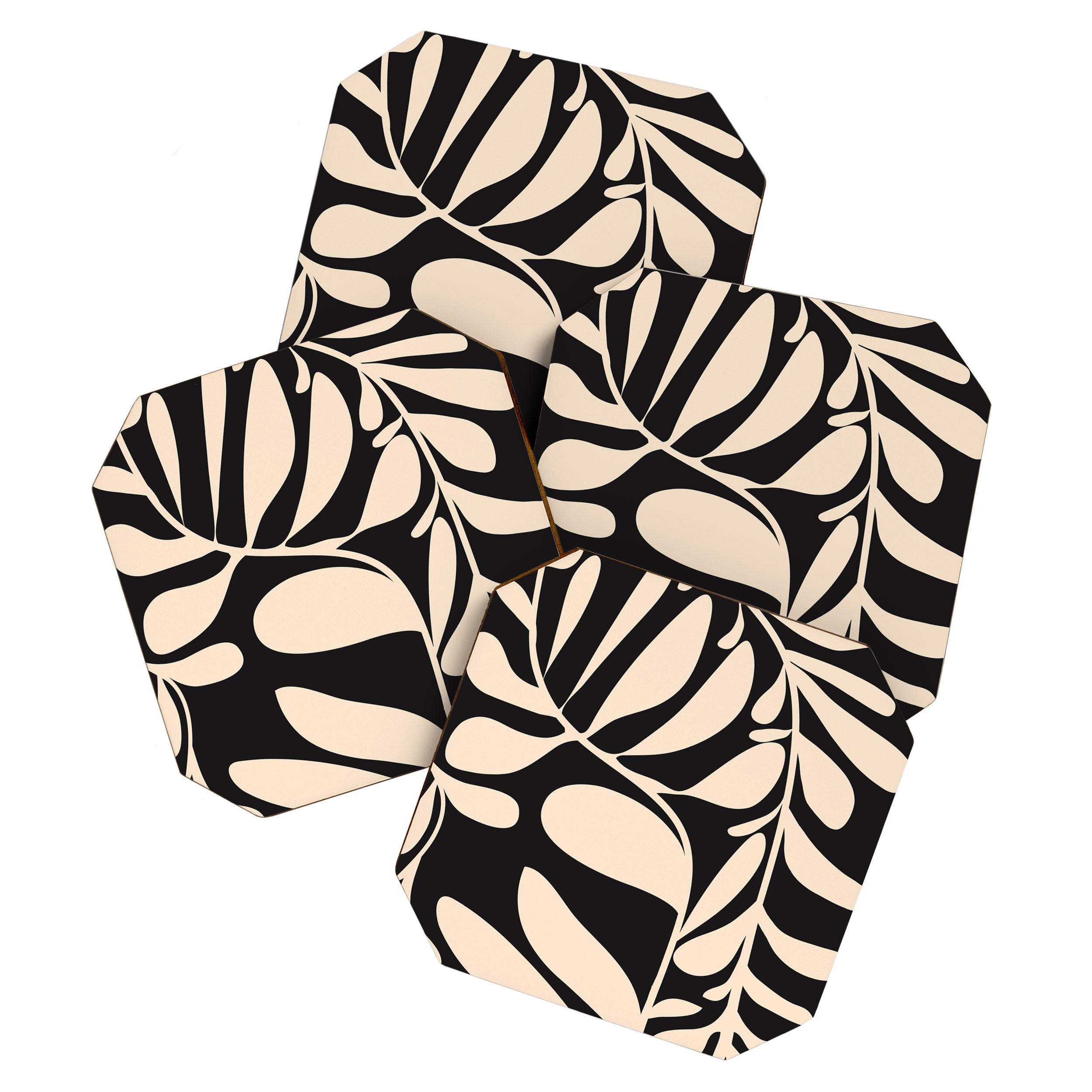 Abstract Plant 3/4 Coaster Gallery Image 1