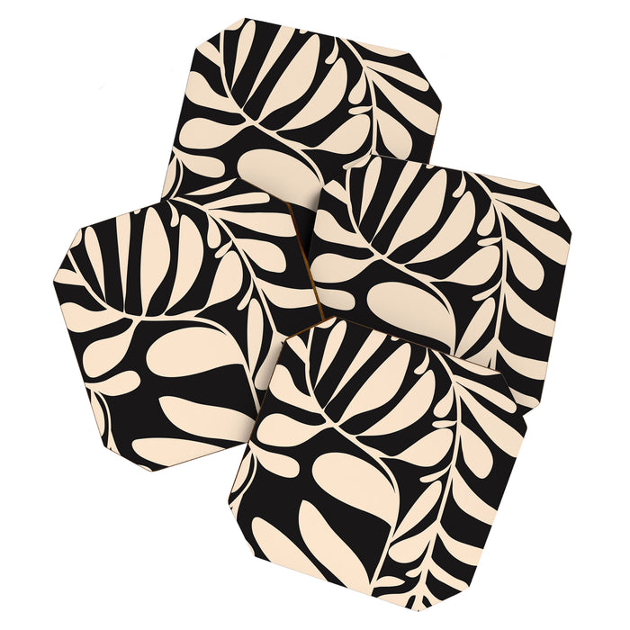 Abstract Plant 3/4 Coaster Gallery Image 1