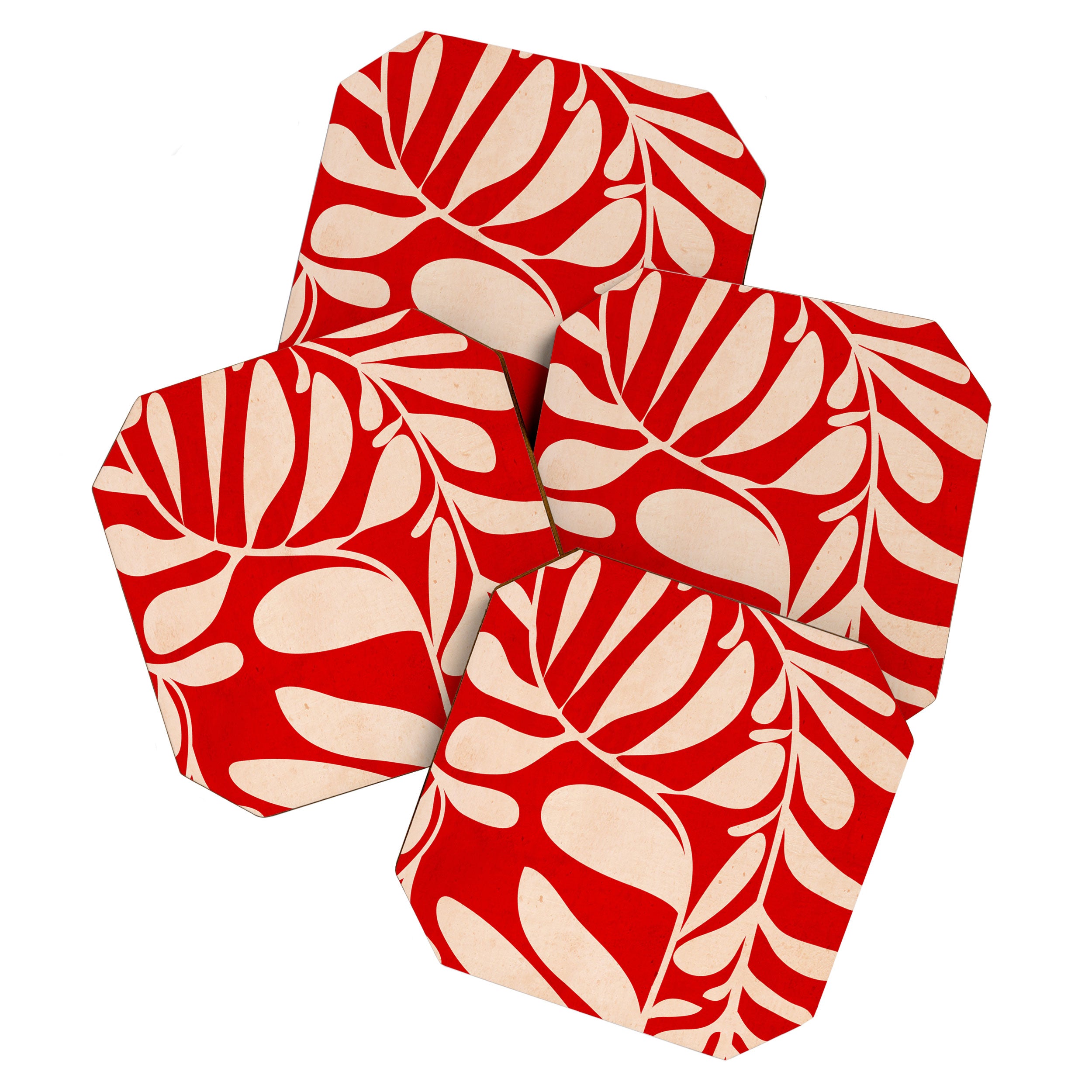 Abstract Plant 3/5 Coaster Gallery Image 1