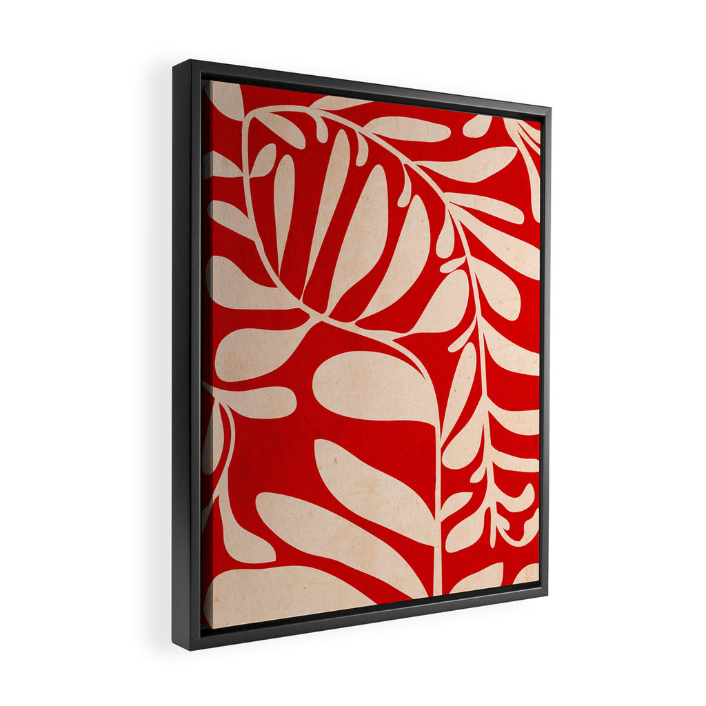 Abstract Plant 3/5 Framed Canvas Print Gallery Image 2