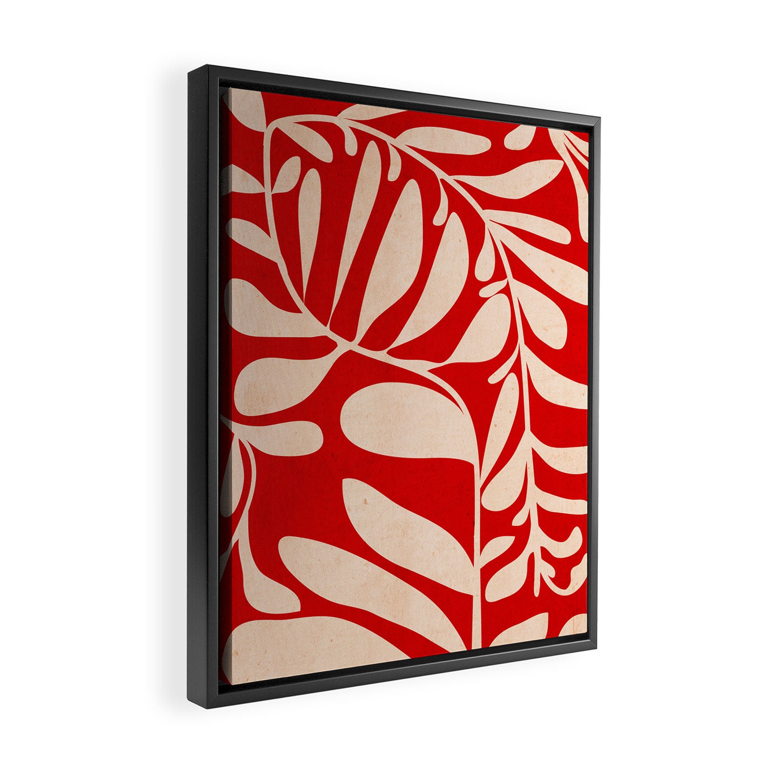Abstract Plant 3/5 Framed Canvas Print Gallery Image 2