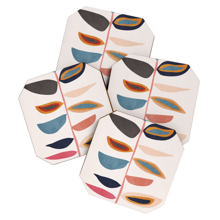 Abstract Plant Coaster Gallery Image 1