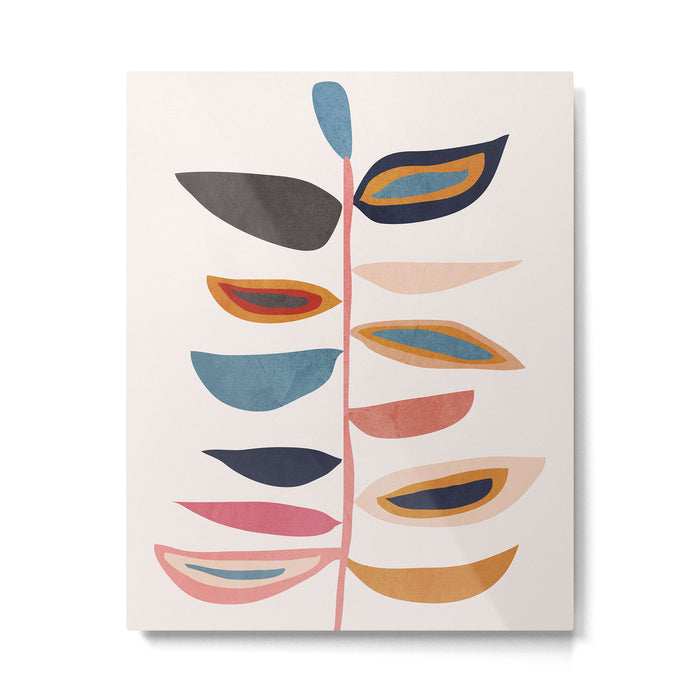 Abstract Plant Metal Print Gallery Image 1