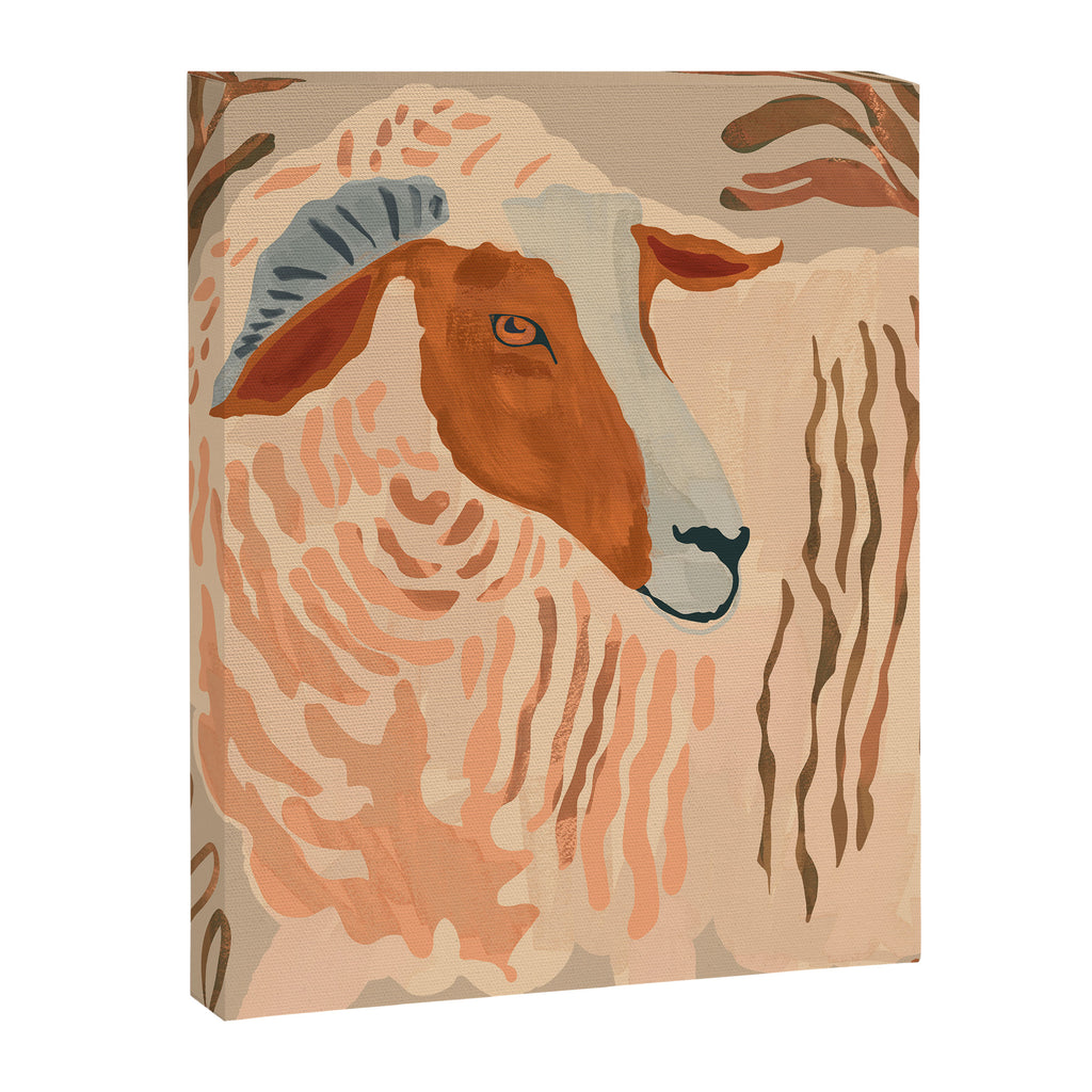 Abstract Rustic Ram 2 Canvas Print Gallery Image 8