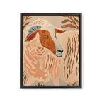 Abstract Rustic Ram 2 Framed Canvas Print Gallery Image 8