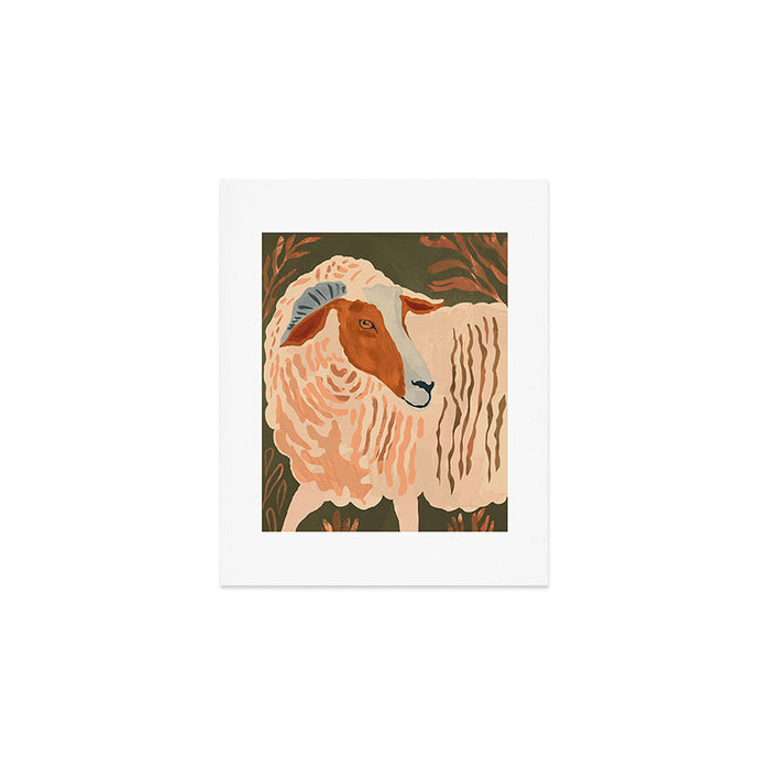 Abstract Rustic Ram 3 Art Print Gallery Image 1