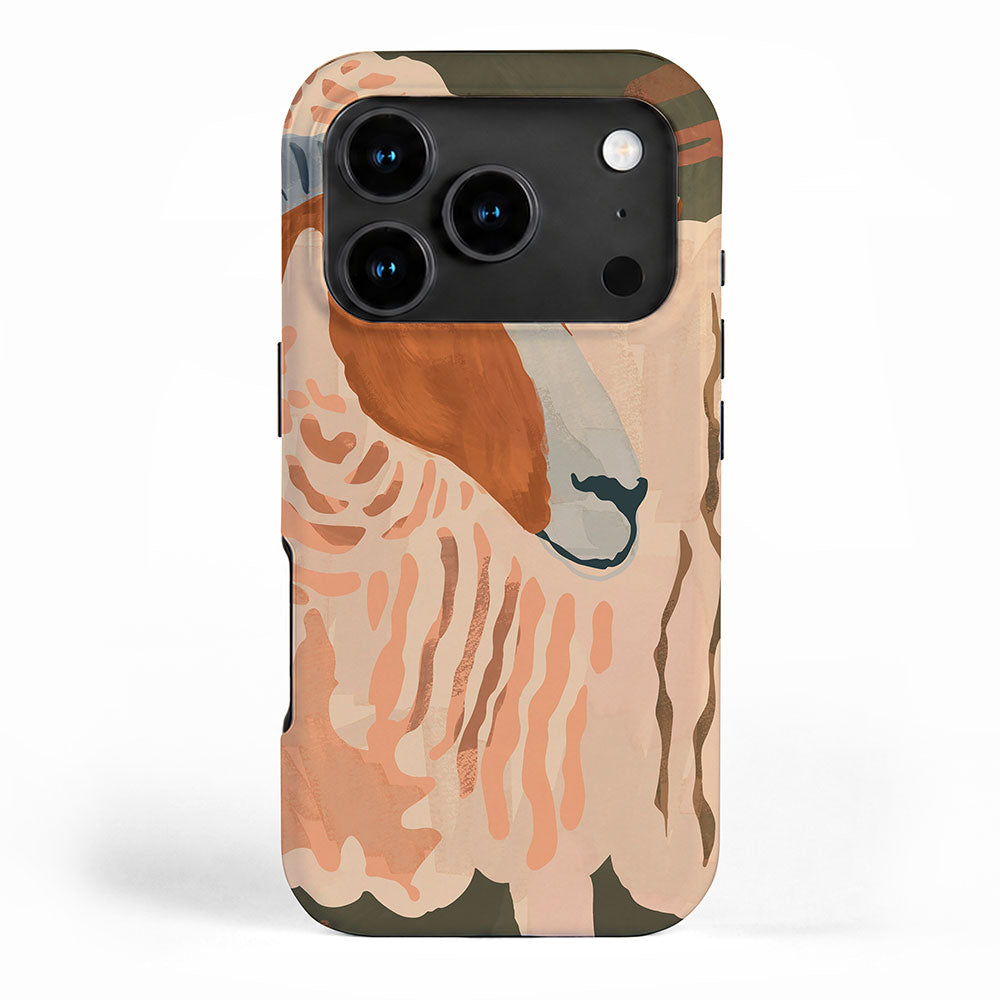 Abstract Rustic Ram 3 iPhone Case Gallery Image 1