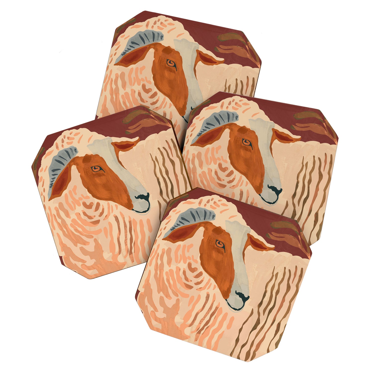 Abstract Rustic Ram Coaster Gallery Image 1
