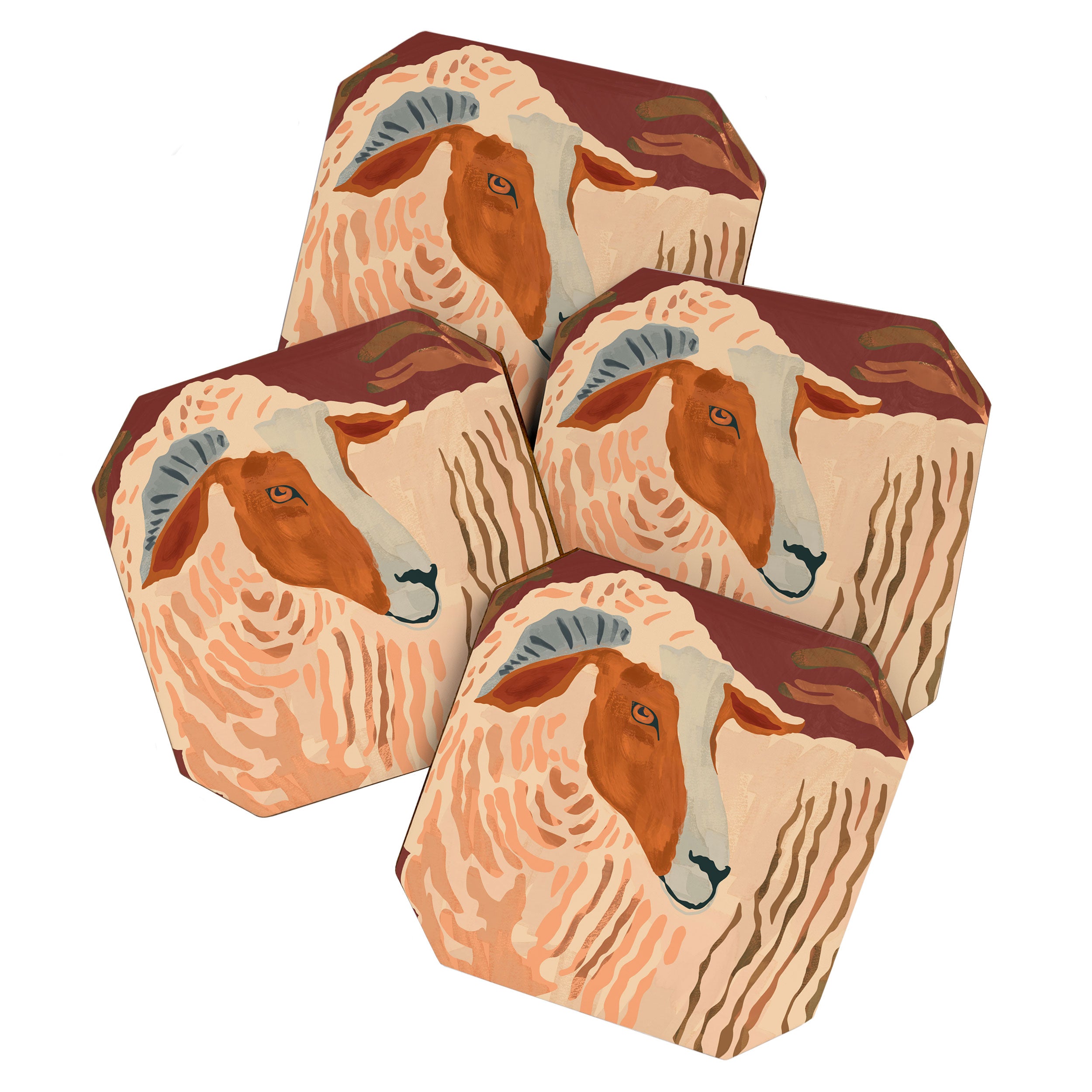 Abstract Rustic Ram Coaster Gallery Image 1