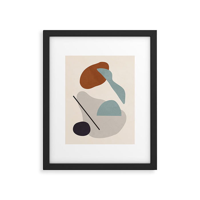 Abstract Shapes 11 Framed Art Print Gallery Image 1