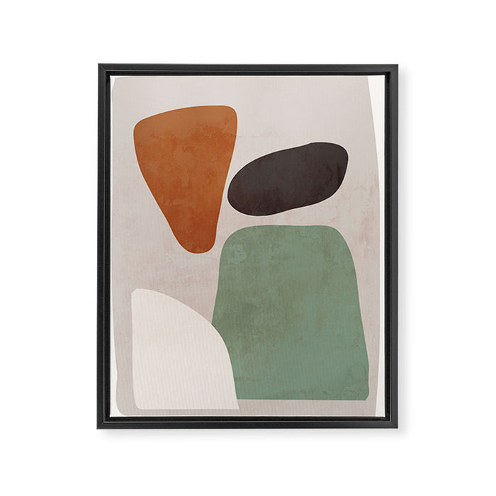 Abstract Shapes 12 Framed Canvas Print Gallery Image 1