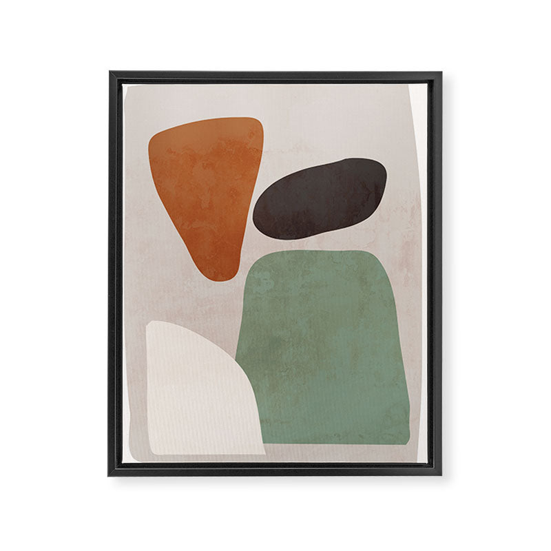 Abstract Shapes 12 Framed Canvas Print Gallery Image 6