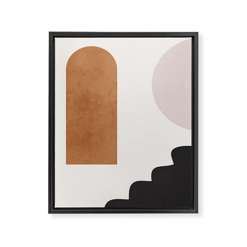 Abstract Shapes 16 Framed Canvas Print Gallery Image 6