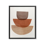Abstract Shapes 18 Framed Canvas Print Gallery Image 6