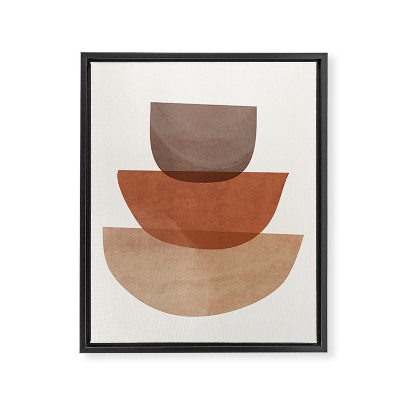 Abstract Shapes 18 Framed Canvas Print Gallery Image 6