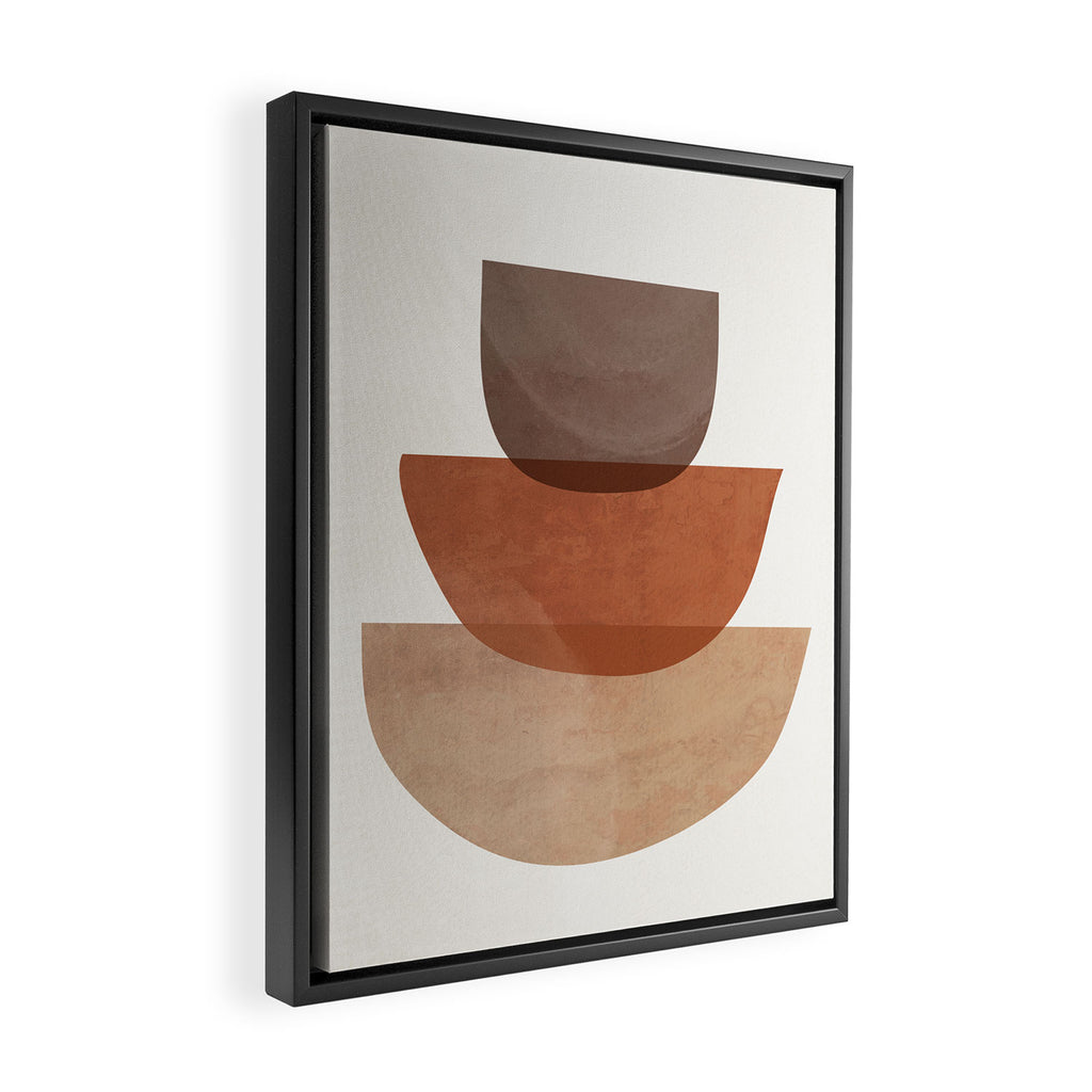 Abstract Shapes 18 Framed Canvas Print Gallery Image 2