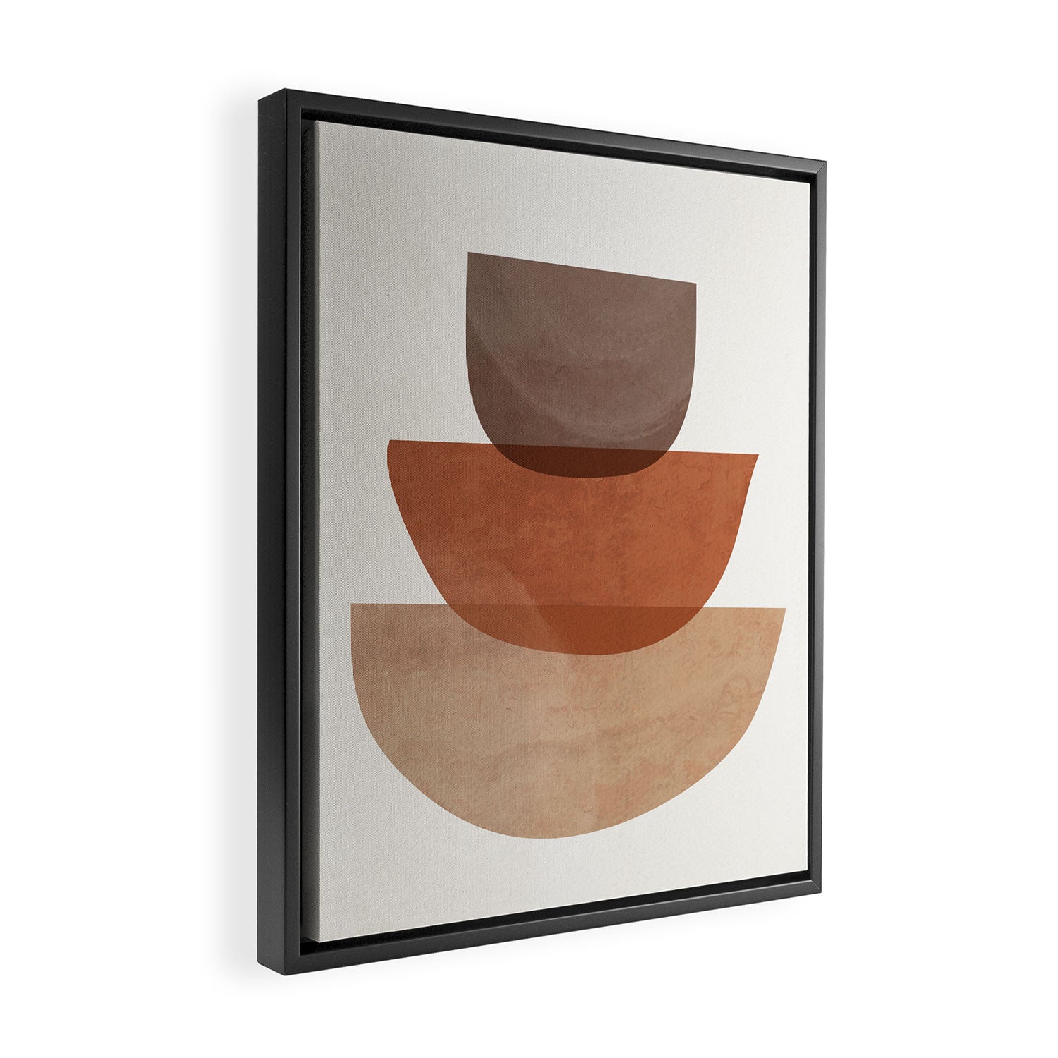 Abstract Shapes 18 Framed Canvas Print Gallery Image 2