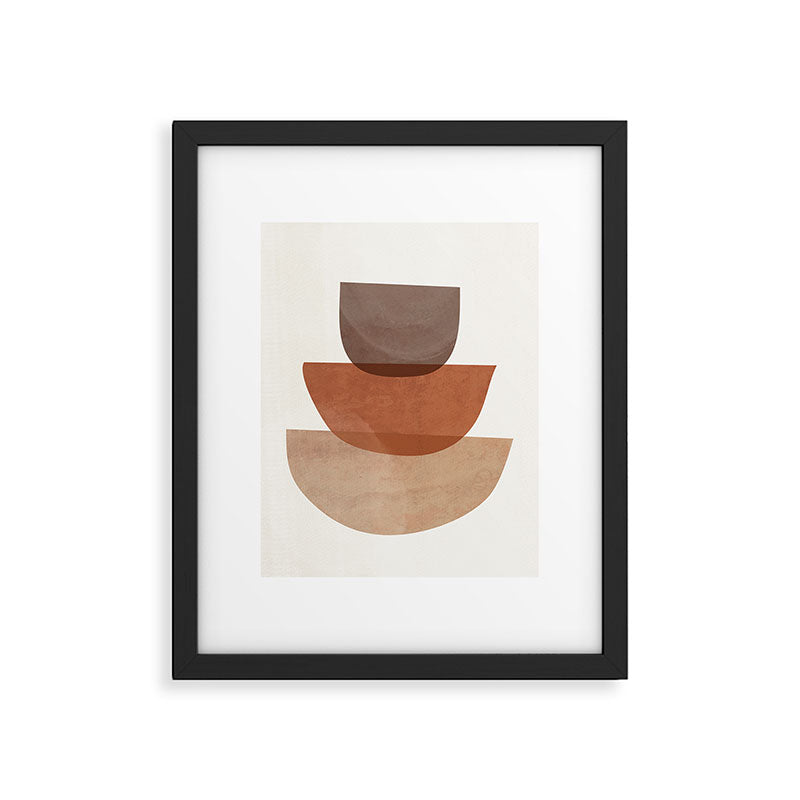 Abstract Shapes 18 Framed Art Print Gallery Image 5