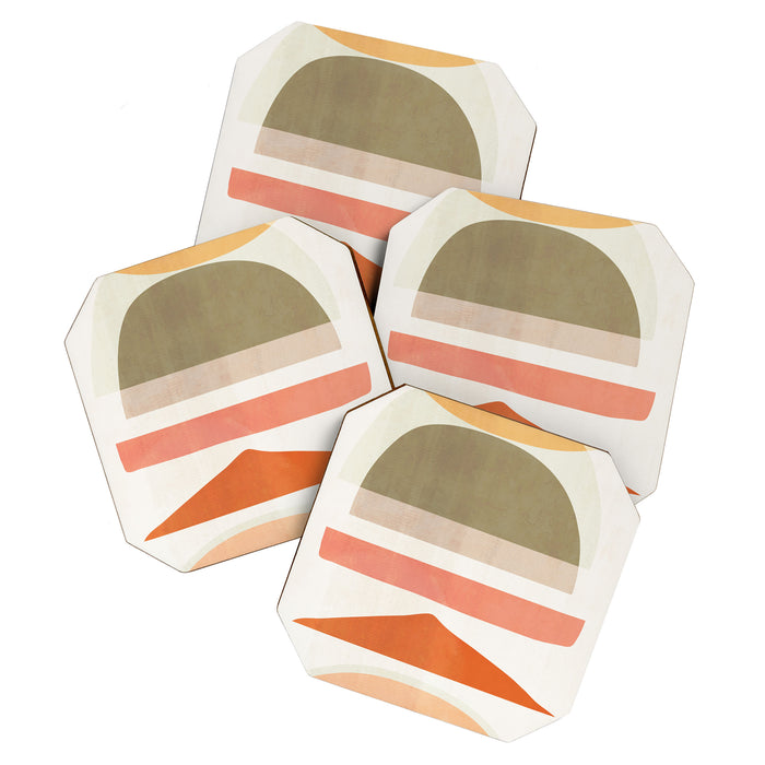Abstract Shapes 19 Coaster Gallery Image 1
