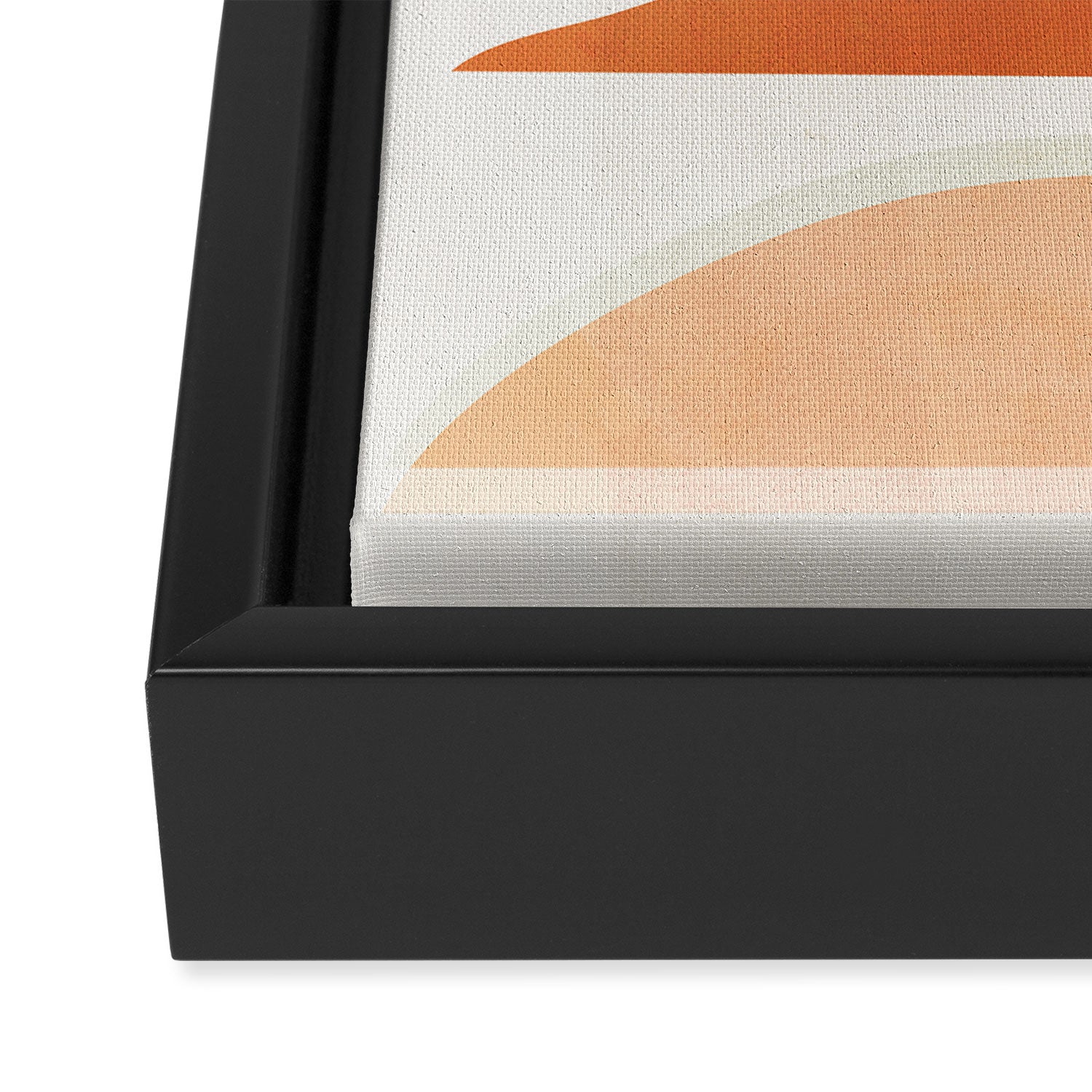 Abstract Shapes 19 Framed Canvas Print Gallery Image 3