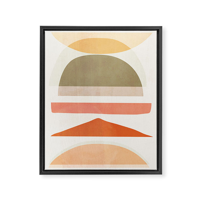 Abstract Shapes 19 Framed Canvas Print Gallery Image 1