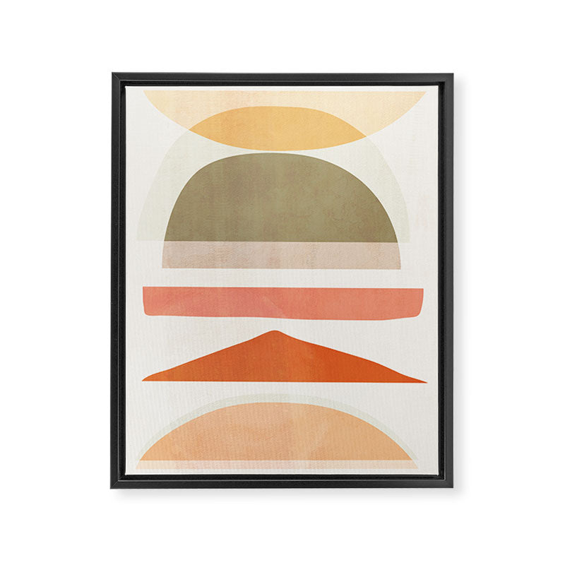 Abstract Shapes 19 Framed Canvas Print Gallery Image 6