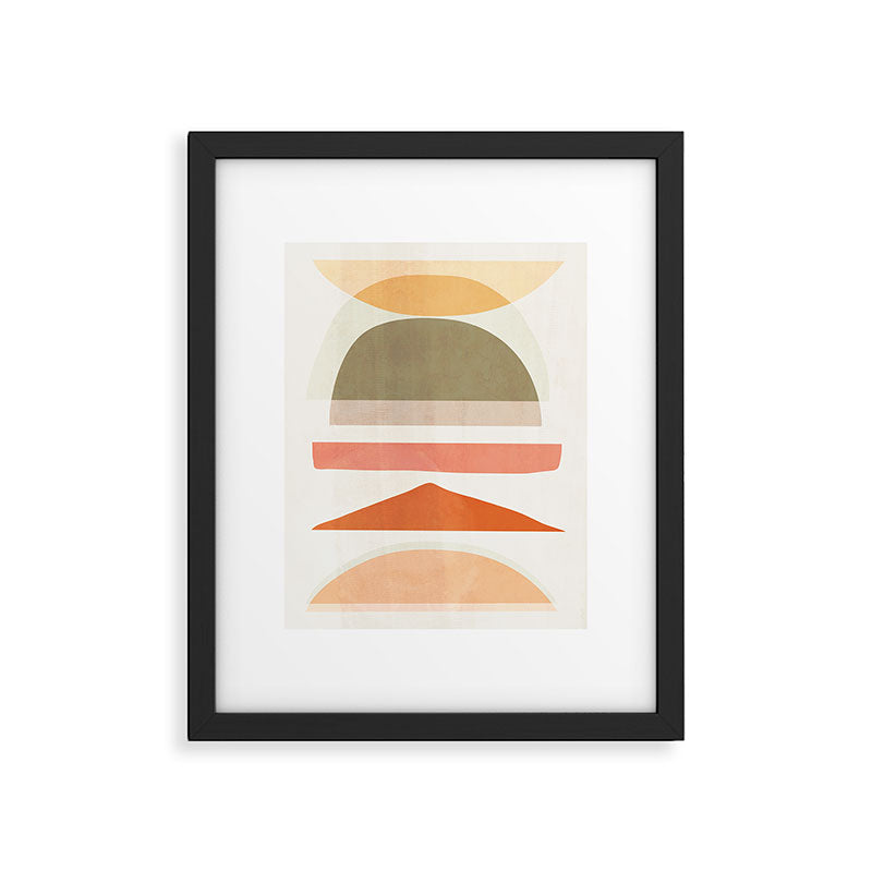 Abstract Shapes 19 Framed Art Print Gallery Image 5