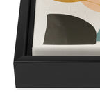 Abstract Shapes 20 Framed Canvas Print Gallery Image 3