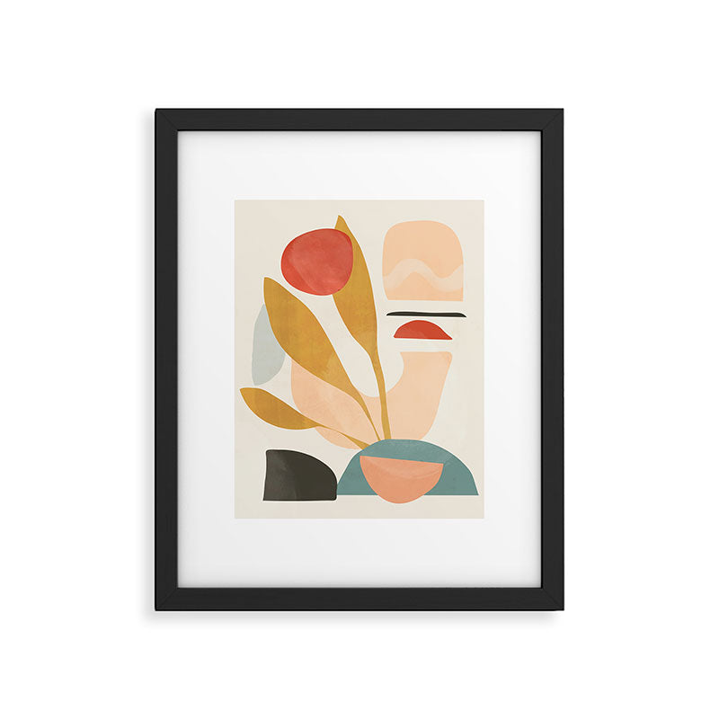 Abstract Shapes 20 Framed Art Print Gallery Image 5
