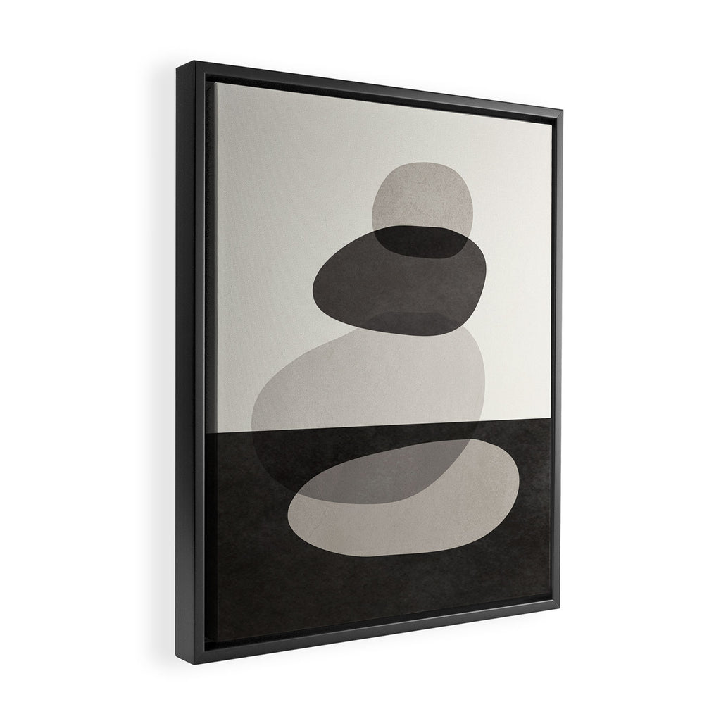 Abstract Shapes 23 Framed Canvas Print Gallery Image 2