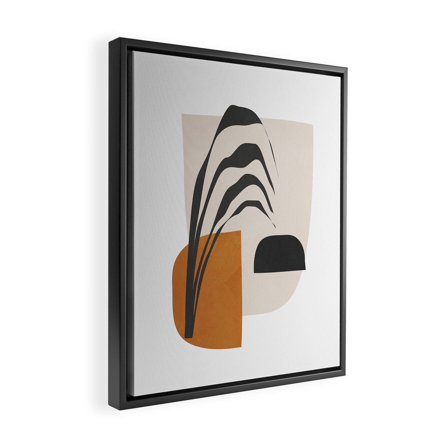 Abstract Shapes 3 Framed Canvas Print Gallery Image 2