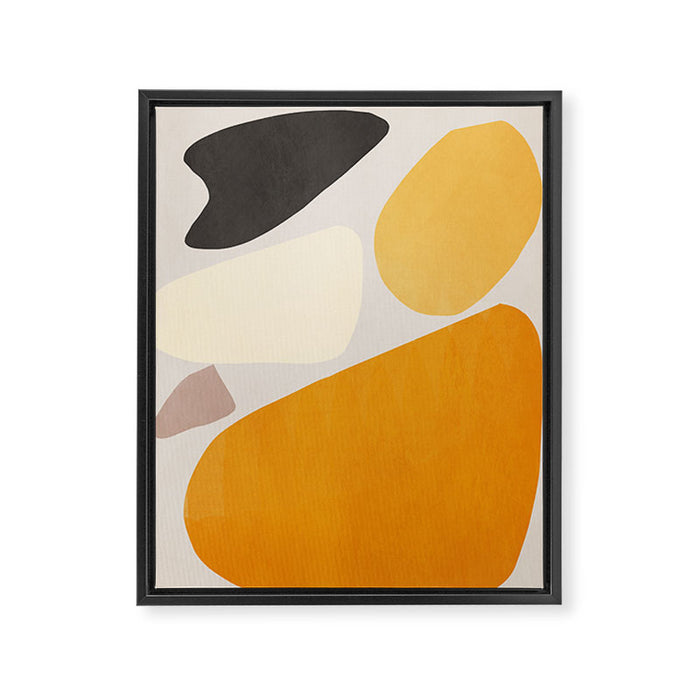 Abstract Shapes 35 Framed Canvas Print Gallery Image 1