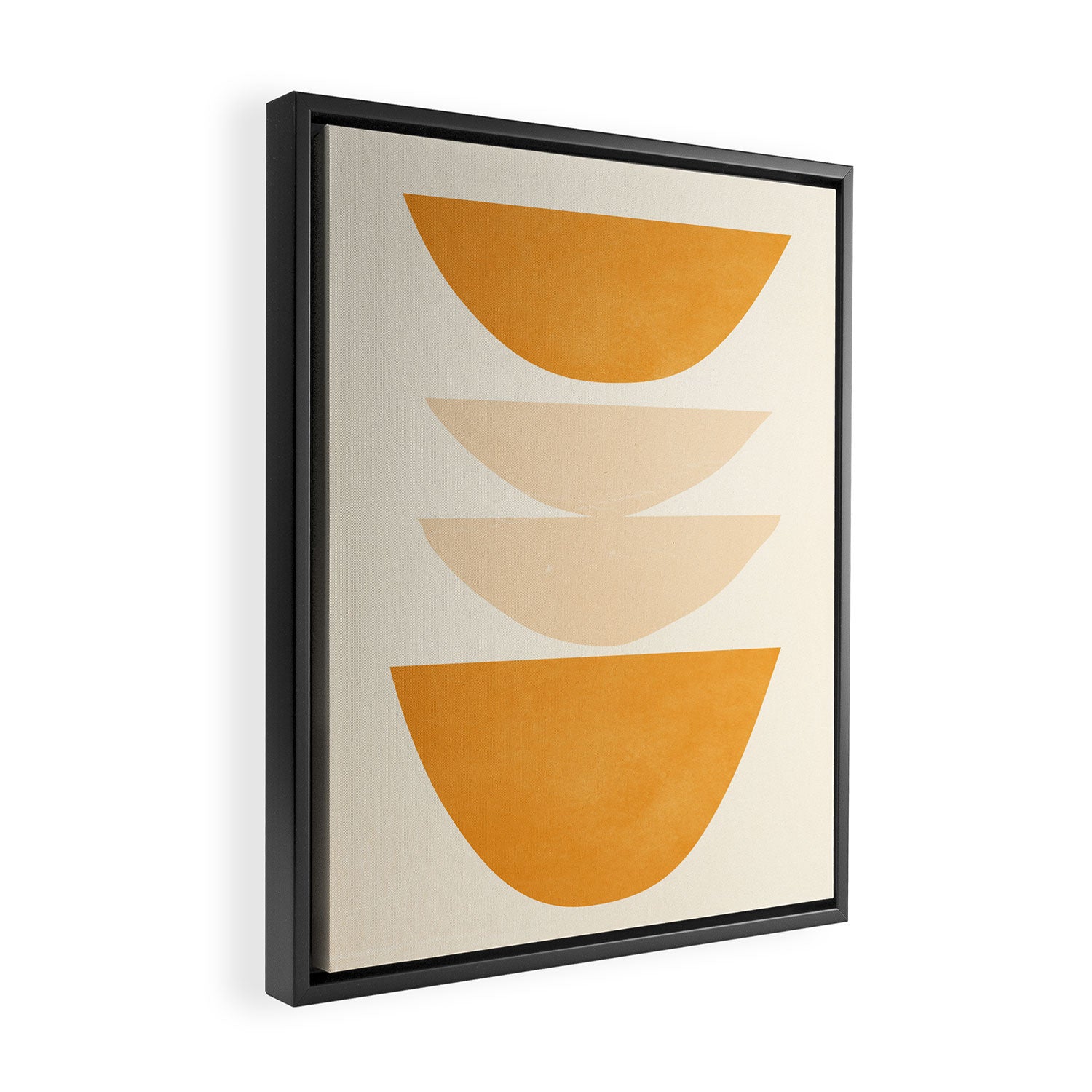 Abstract Shapes 36 Framed Canvas Print Gallery Image 2