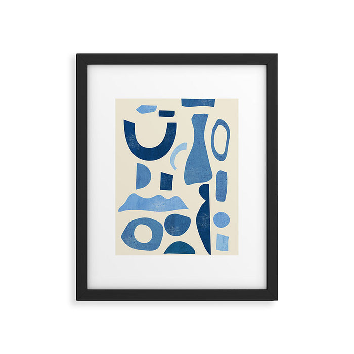 Abstract Shapes 38 Framed Art Print Gallery Image 1