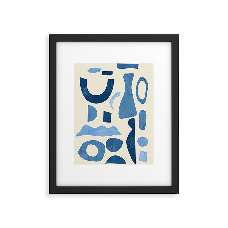 Abstract Shapes 38 Framed Art Print Gallery Image 5