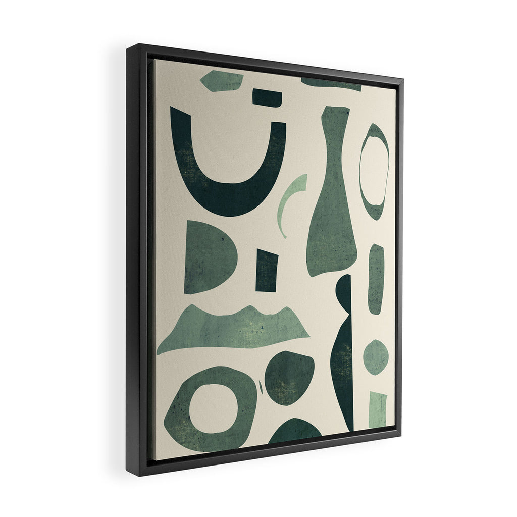 Abstract Shapes 38/4 Framed Canvas Print Gallery Image 2