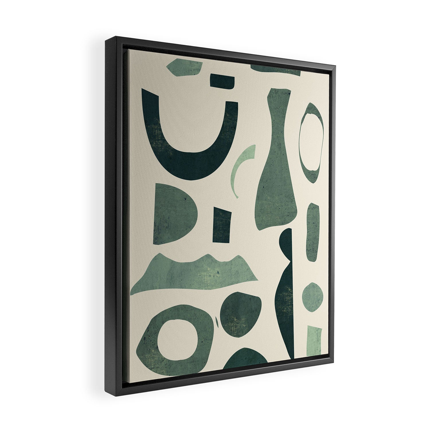 Abstract Shapes 38/4 Framed Canvas Print Gallery Image 2