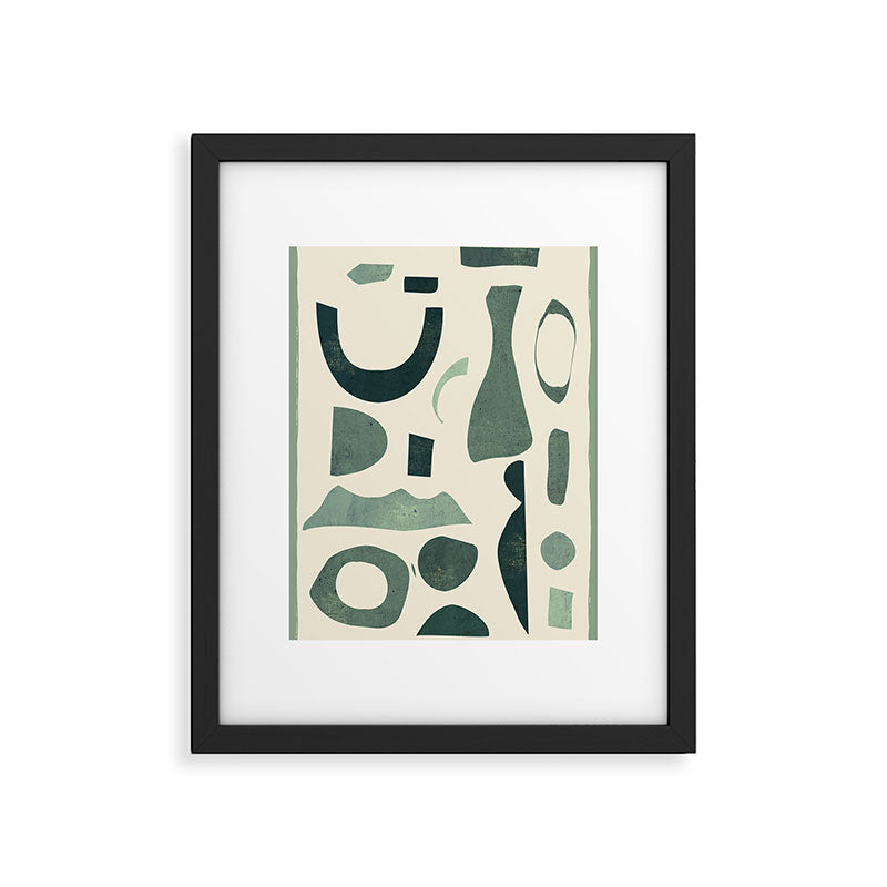 Abstract Shapes 38/4 Framed Art Print Gallery Image 4
