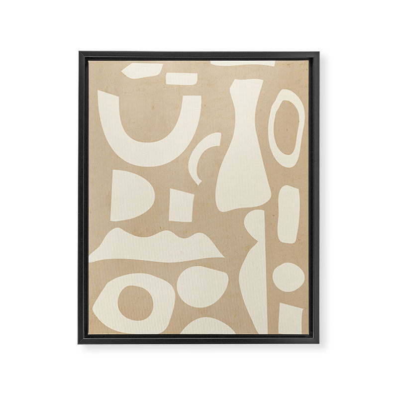 Abstract Shapes 38/9 Framed Canvas Print Gallery Image 6