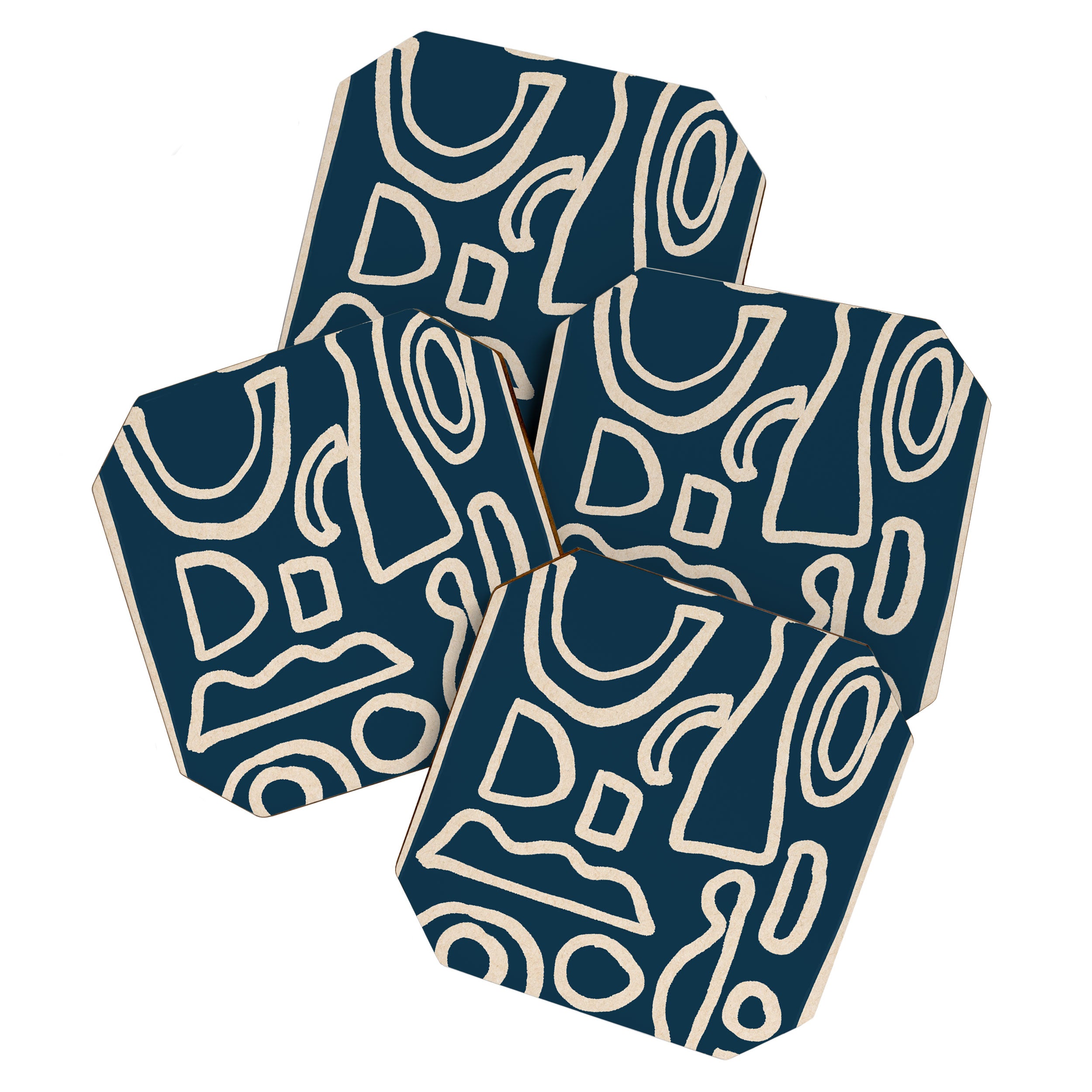 Abstract Shapes 38/9a3 Coaster Gallery Image 1