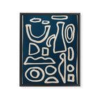 Abstract Shapes 38/9a3 Framed Canvas Print Gallery Image 6