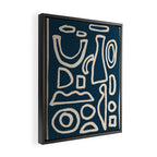 Abstract Shapes 38/9a3 Framed Canvas Print Gallery Image 2