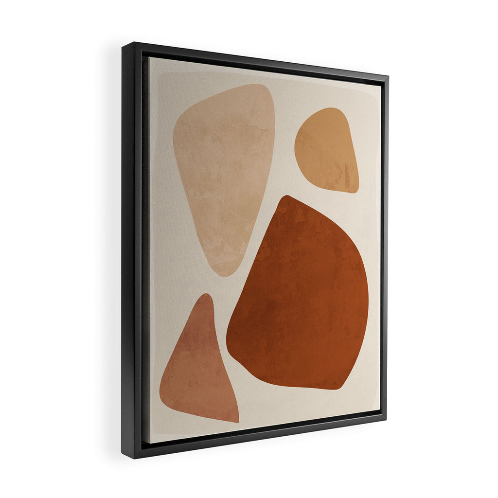 Abstract Shapes 47 Framed Canvas Print Gallery Image 2