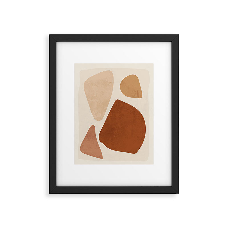 Abstract Shapes 47 Framed Art Print Gallery Image 5