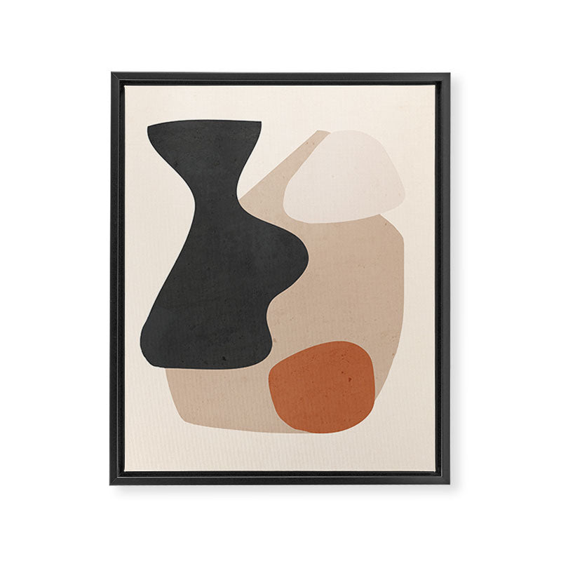 Abstract Shapes 53 Framed Canvas Print Gallery Image 6
