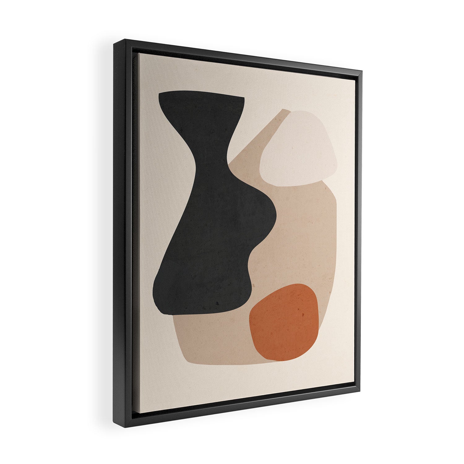 Abstract Shapes 53 Framed Canvas Print Gallery Image 2