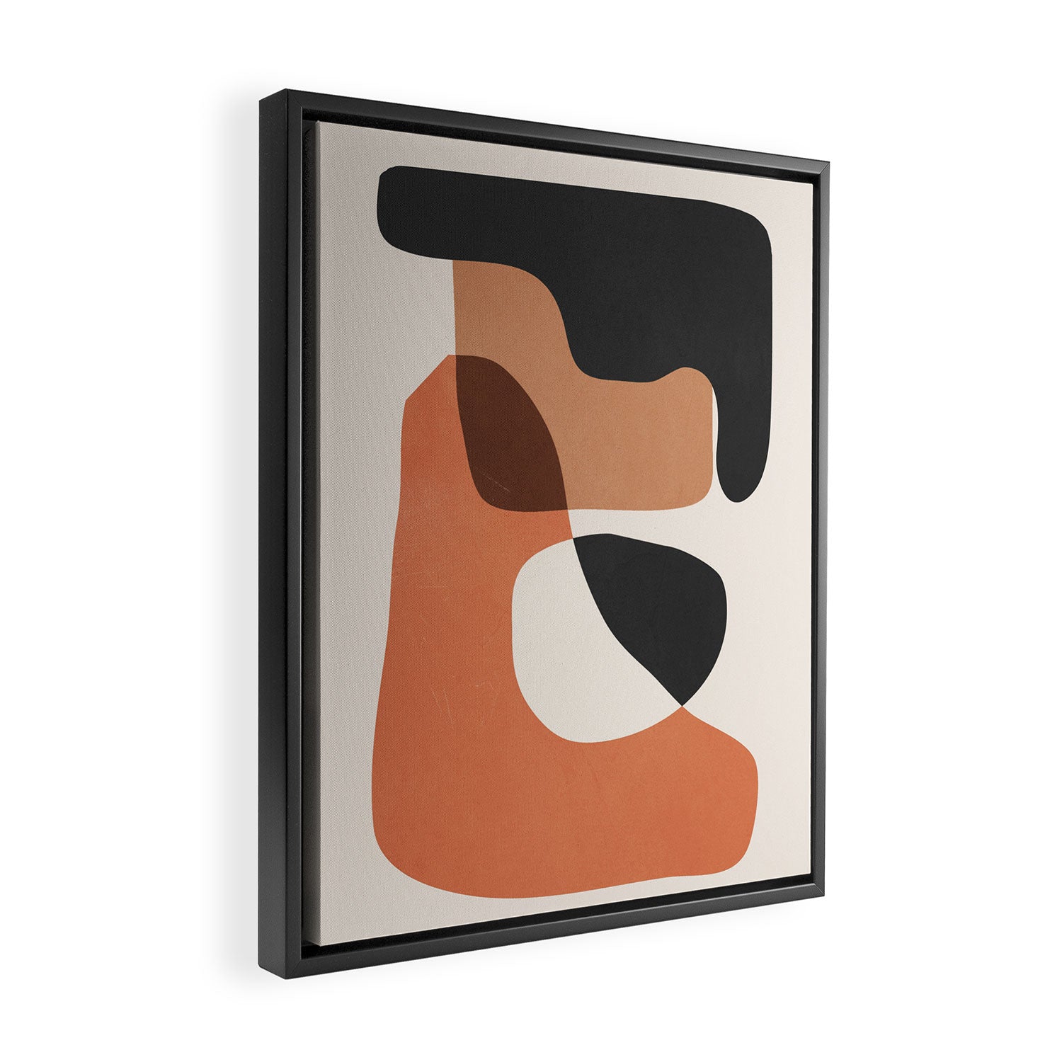 Abstract Shapes 54 Framed Canvas Print Gallery Image 2