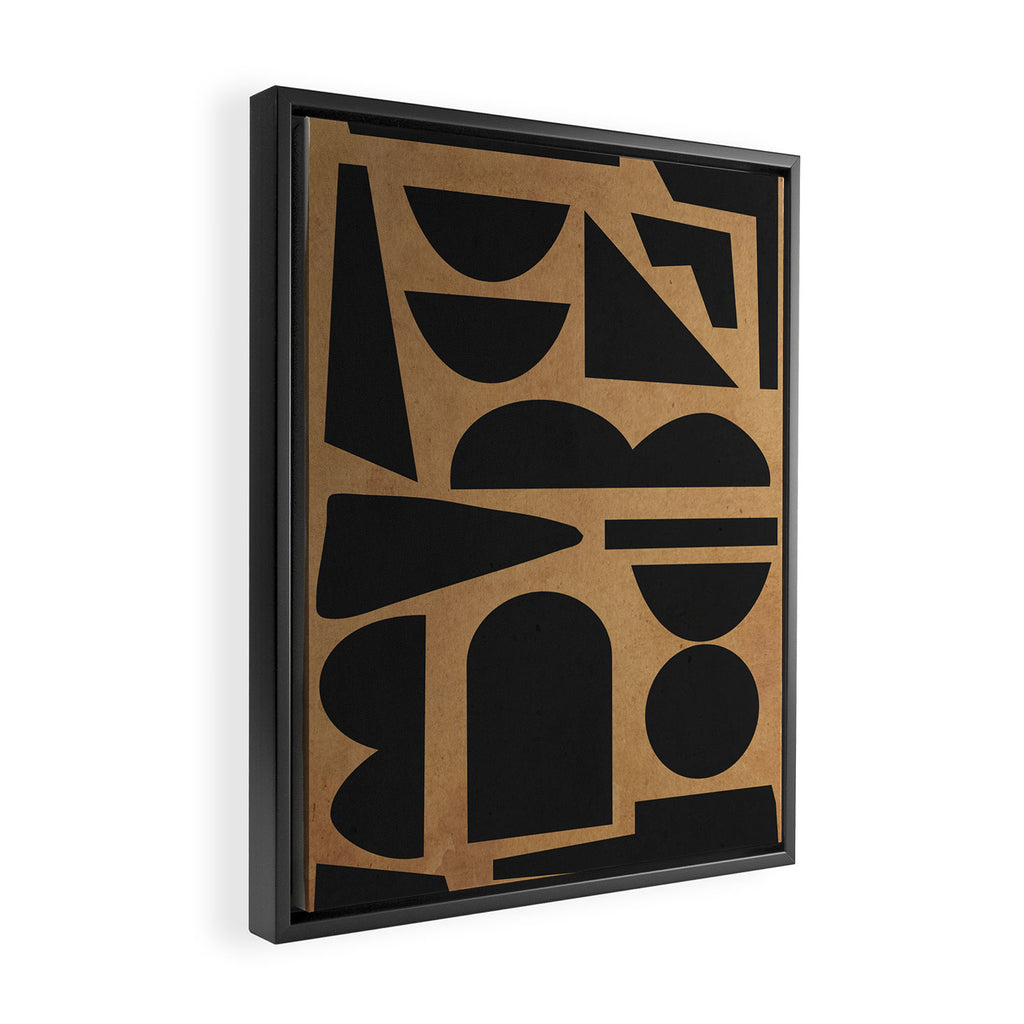 Abstract Shapes 59/3 Framed Canvas Print Gallery Image 2